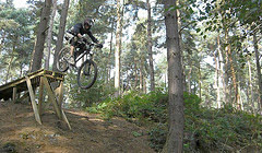 Chicksands - Drops and shore - 2008 October - Mountain Biking