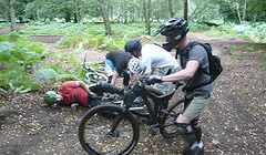 Surrey Hills - Kiwis Aussies Coldharbour - 2010 September - Mountain Biking