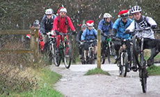 Epping Forest - MTB Xmas ride - 2011 December - Mountain Biking