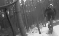 Swinley Forest - In the Snow - 2012 February - Mountain Biking