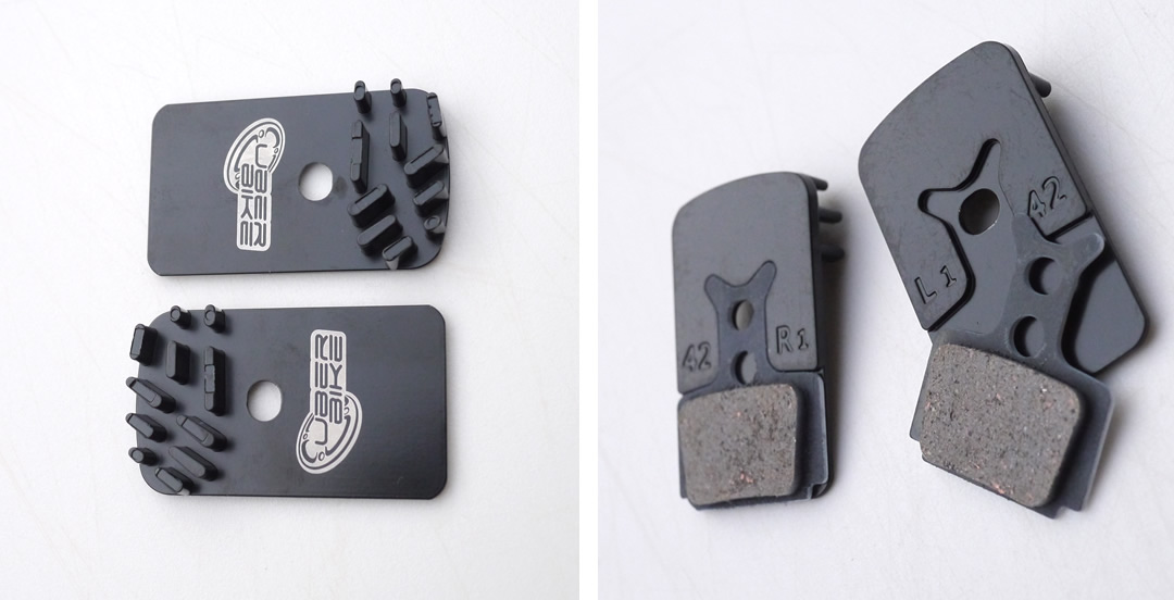 Uberbike Finned Brake Pads Fins Only