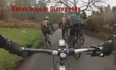 Surrey Hills with the Essex Boys - 2015 January - Mountain Biking